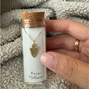 Arrowhead charm necklace